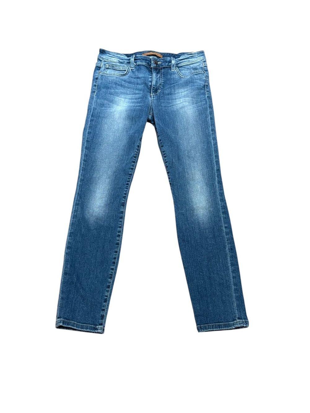 Joe's Jeans Low Rise Medium Blue High Water Denim Jeans, Size 28